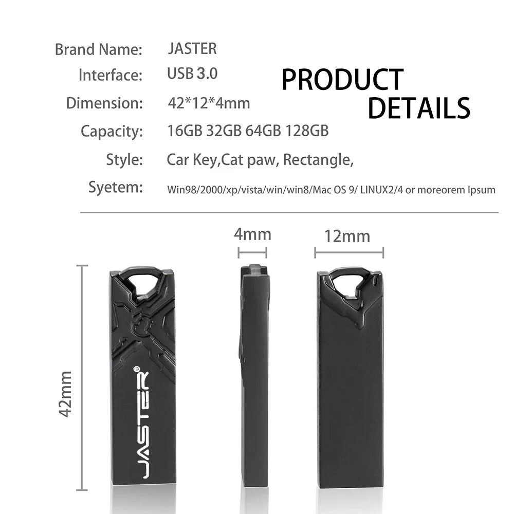 USB 3.0 Stick 16-64 GB Metall