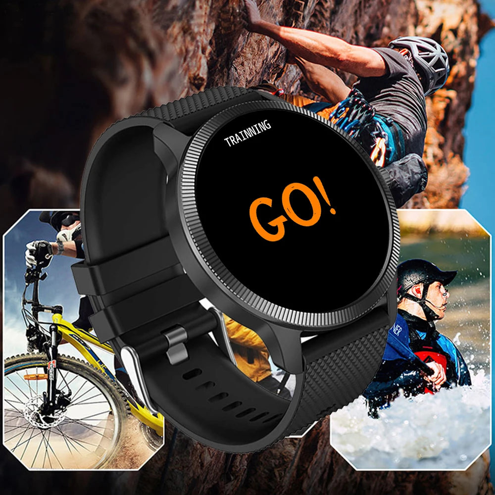 AMOLED Smartwatch Herren 1,3 Zoll Gesundheitstracker