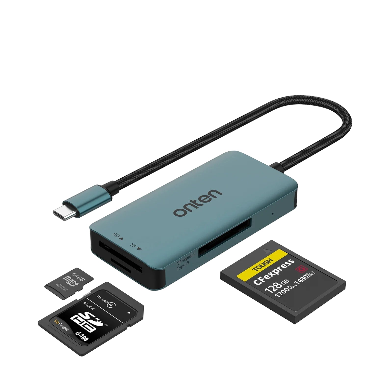 Onten OTN-C11 USB Typ-C CFexpress SD TF Kartenleser