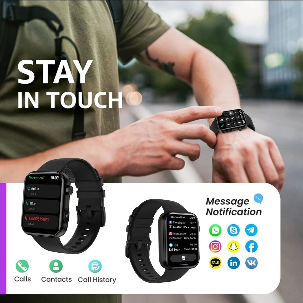 Multifunktionale 2025 Smartwatch mit Kamera & Fitness