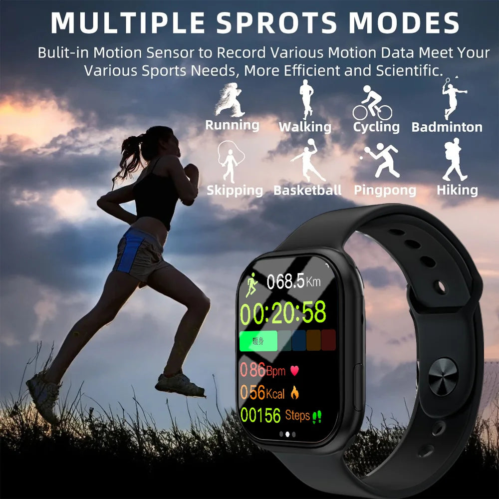 Intelligente Sportuhr mit Bluetooth Anruf & Fitness Tracker