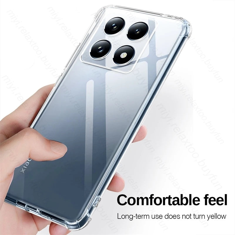 Coque transparente en TPU pour Xiaomi 14T Pro 5G (2024)