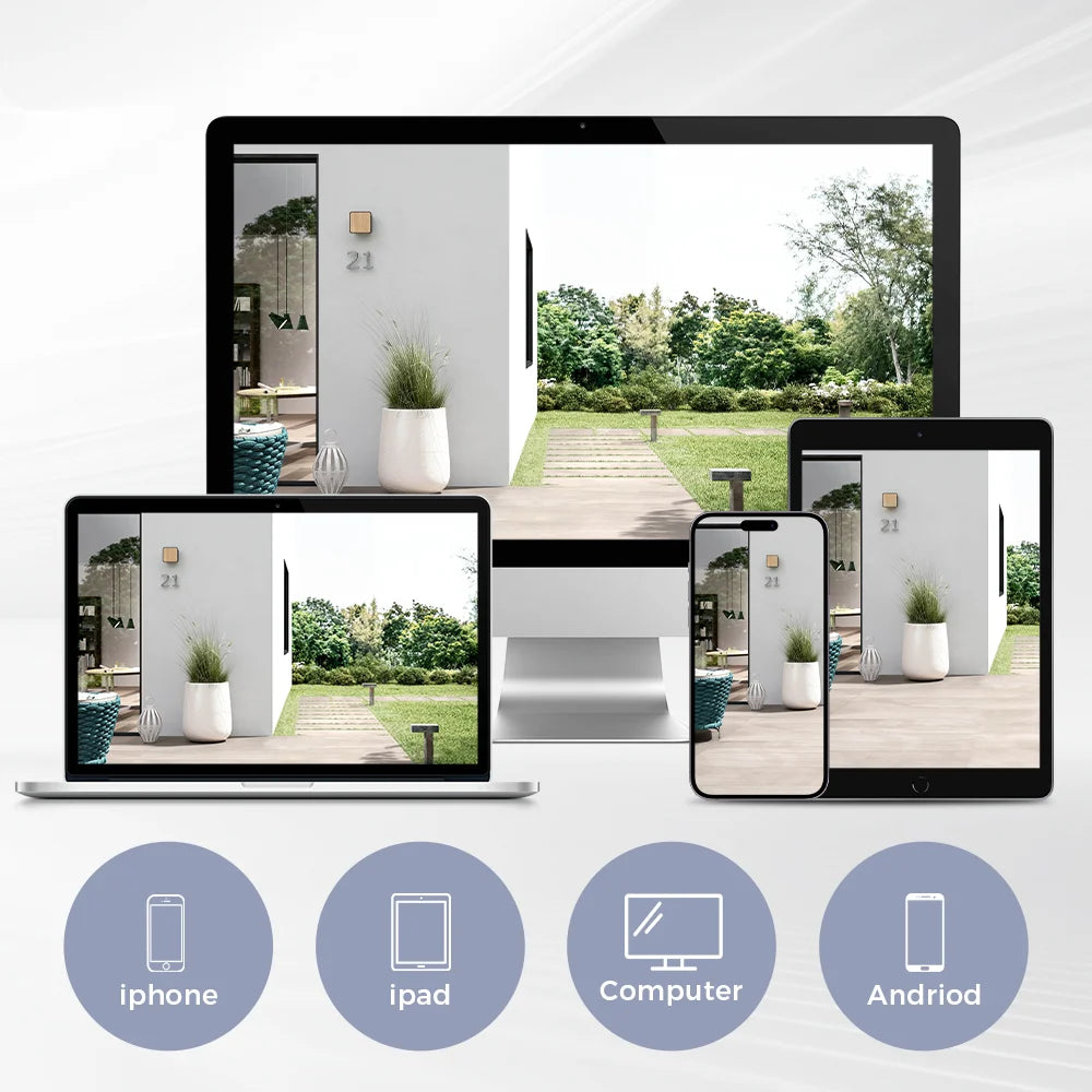3MP Mini WLAN Kamera mit Schwenkfunktion & Audio IP65