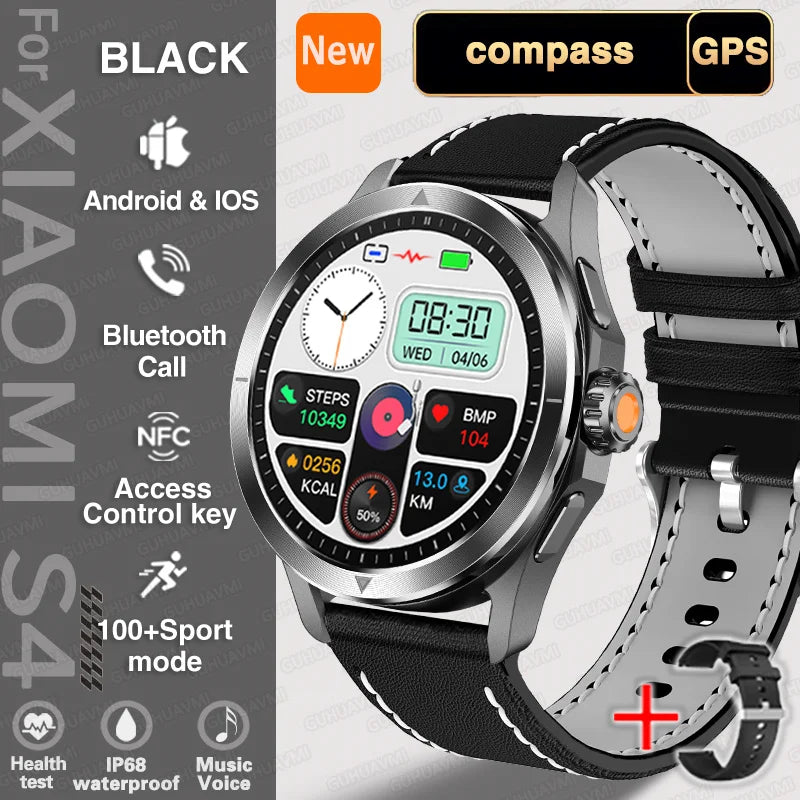 S4 Ultra Smartwatch mit GPS & AMOLED Display