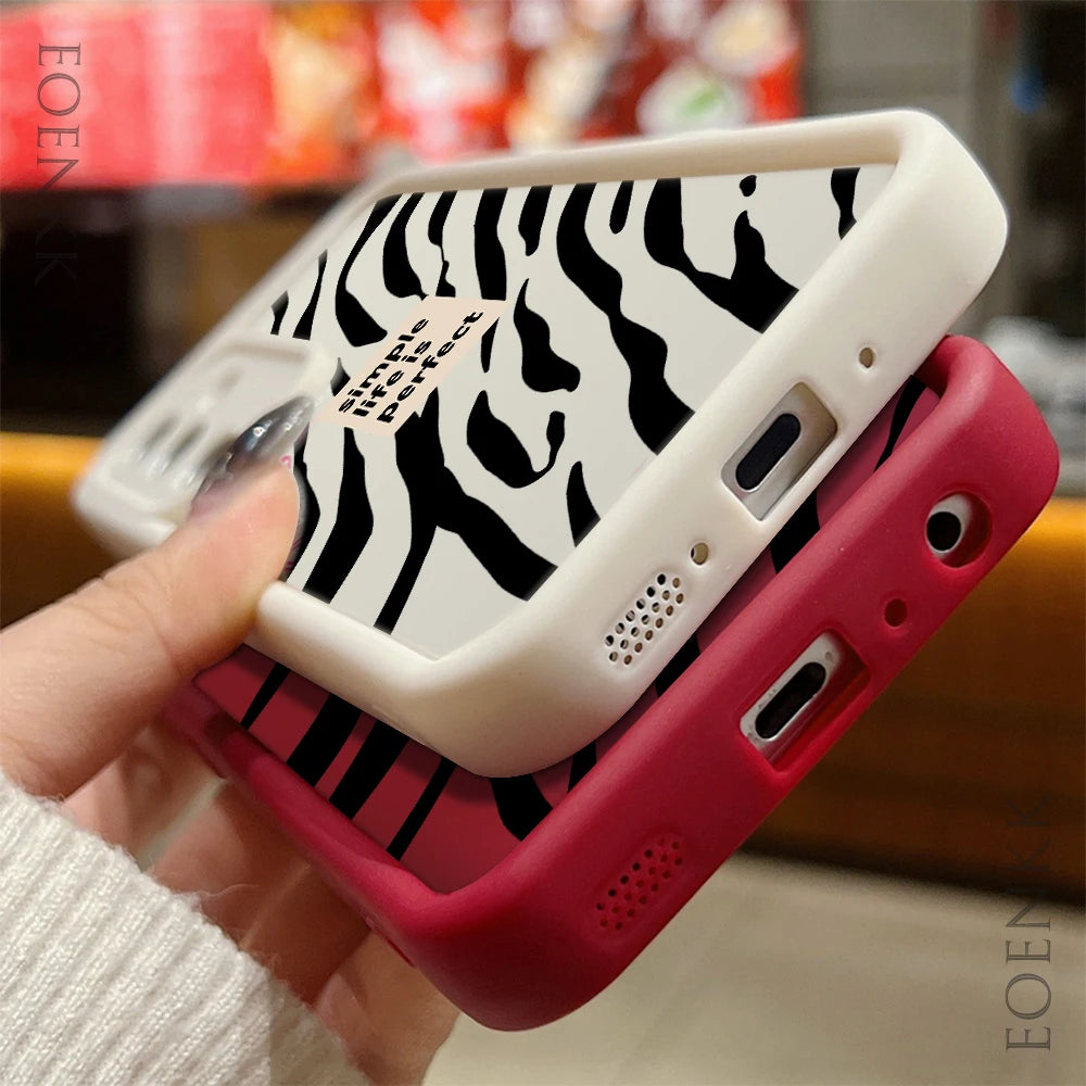 Zebra Silikonhülle für Galaxy S