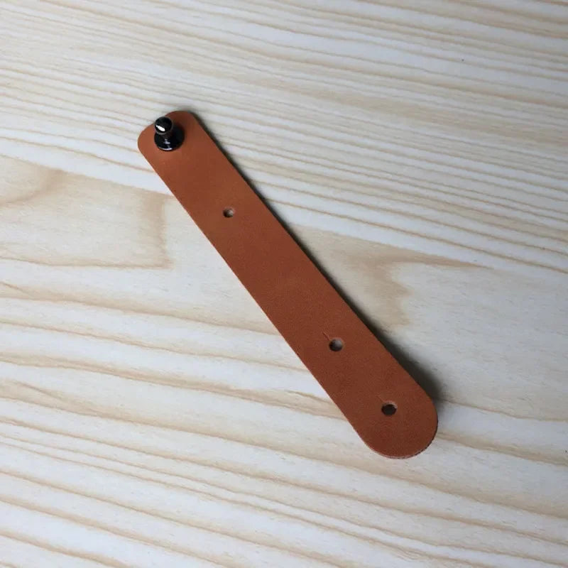 Leder Kabelaufwickler – Wiederverwendbarer Kabelhalter