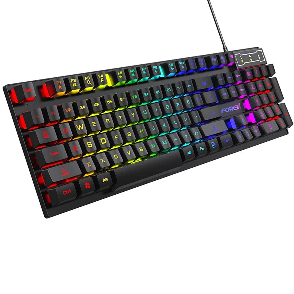 RGB Gaming Tastatur 104 Tasten