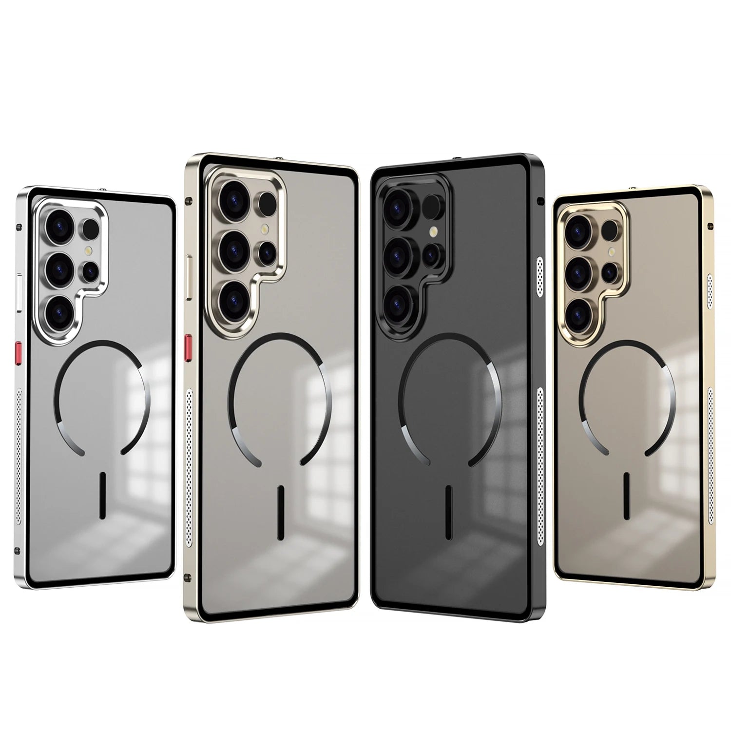 Magnetische Metallrahmen Hülle für Samsung S25 Ultra