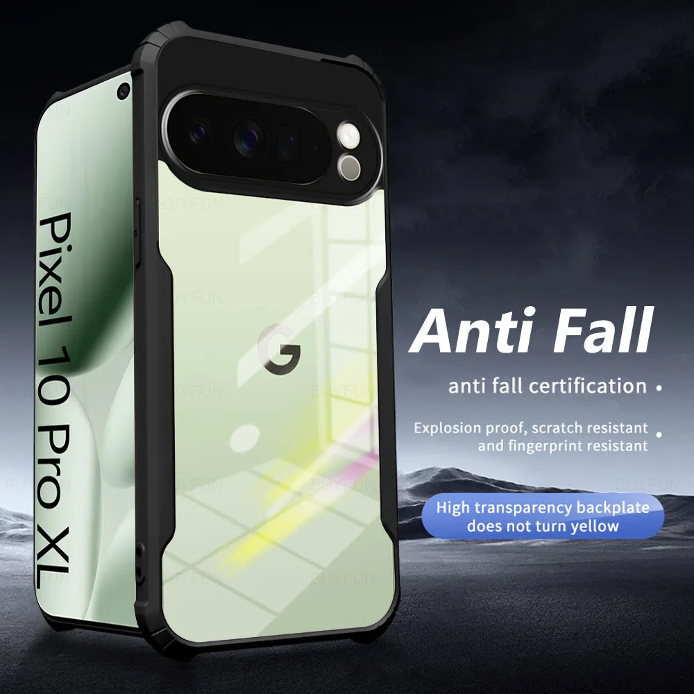 Shockproof acrylic case for Pixel 10 Pro XL