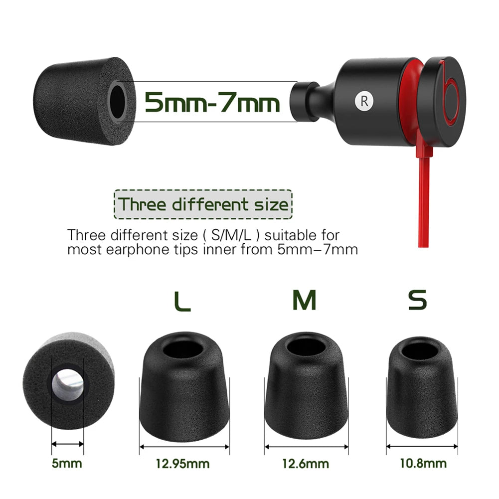 Comply Schaumstoff-Ohrstöpsel für In-Ear-Kopfhörer