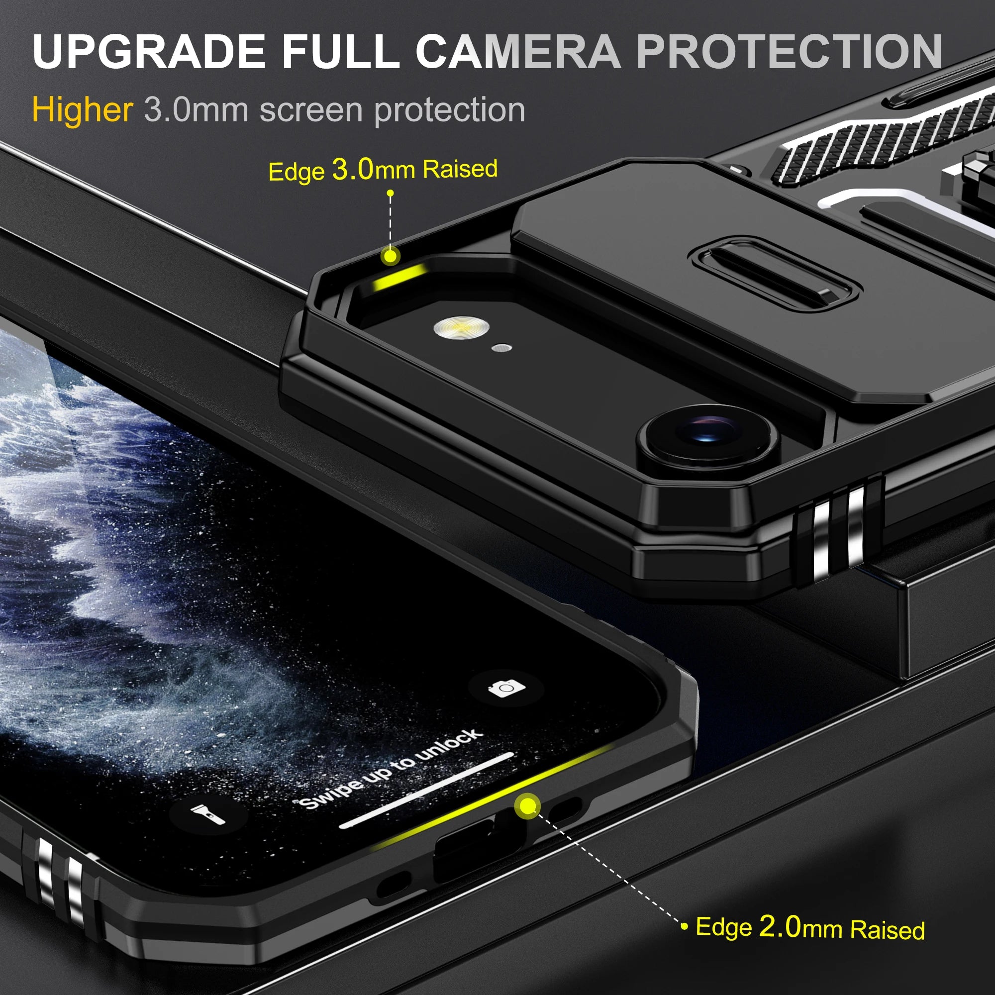 Hülle für iPhone 17 mit Ständer Ring – robust & praktisch