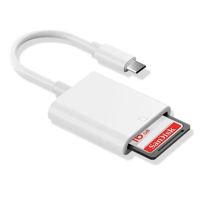 External SD card reader Lightning Type-C adapter