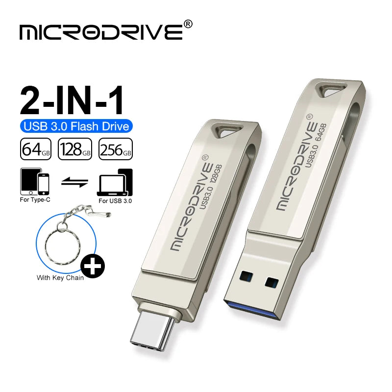 Typ C 3-in-1 USB 3.0 Flashlaufwerk 256GB