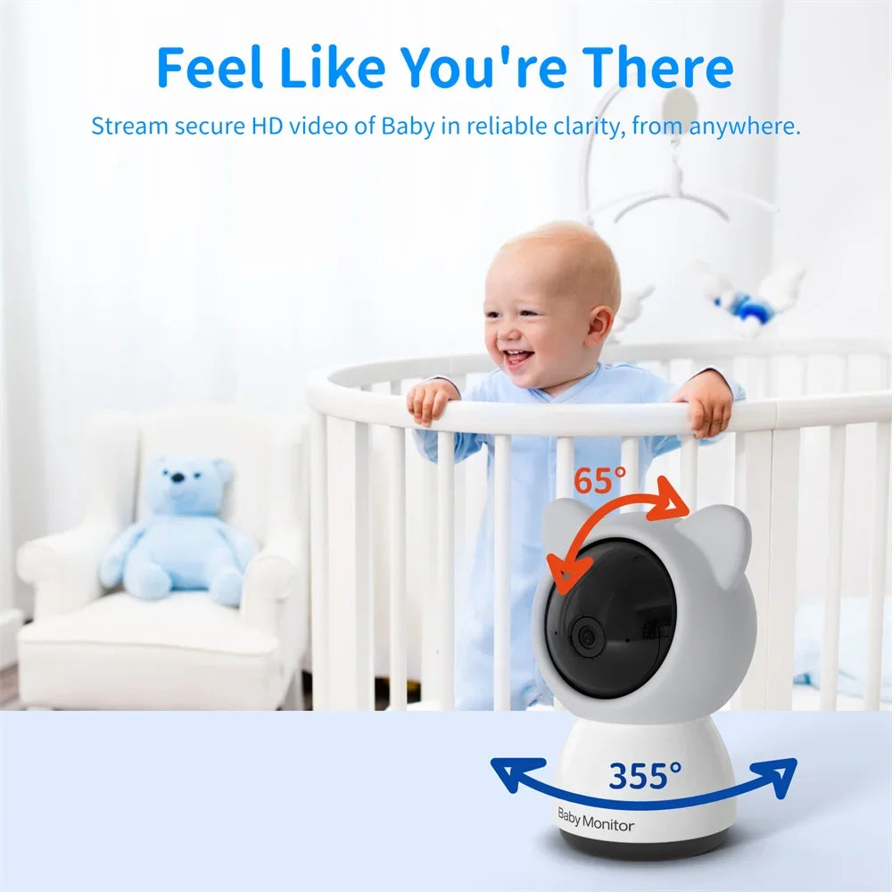 5-Zoll Babyphone mit HD Video & WLAN Steuerung