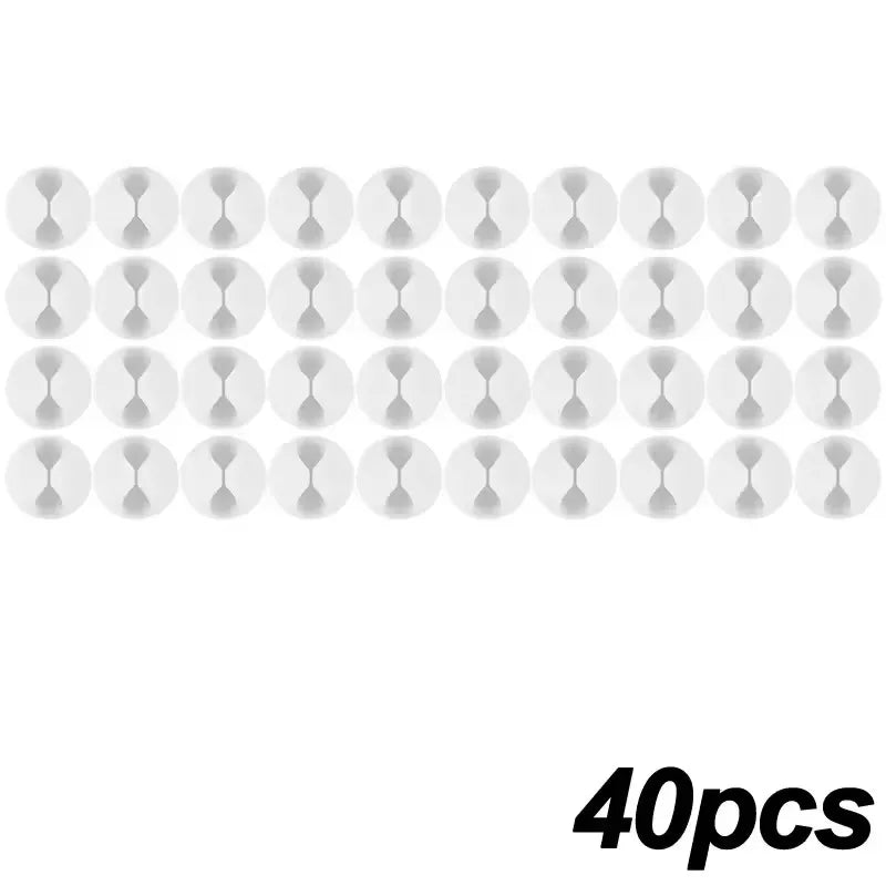 Mini Kabel Organizer Clips 5/50 Stück für Schreibtisch