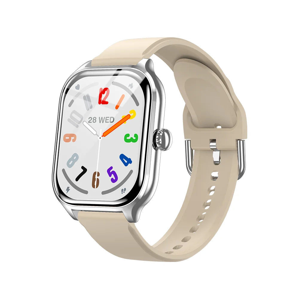 Smartwatch 2,01" HD Display mit Anruf- & Nachrichtenfunktion