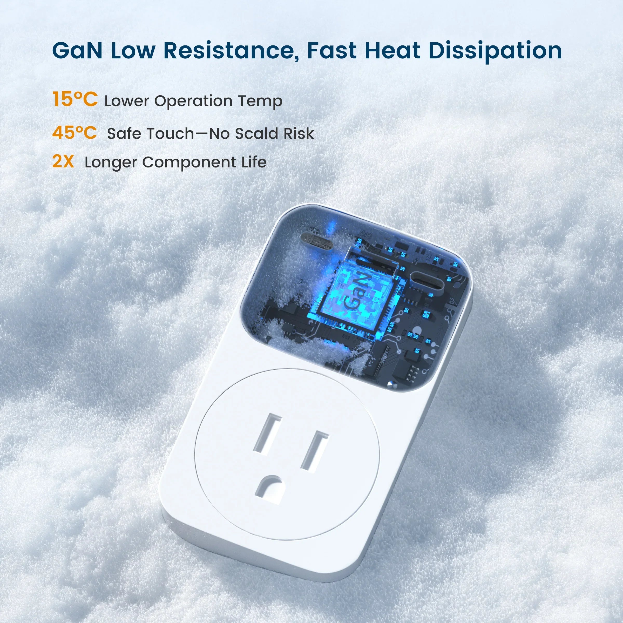 WLAN Smart Steckdose 65W GaN Schnellladegerät