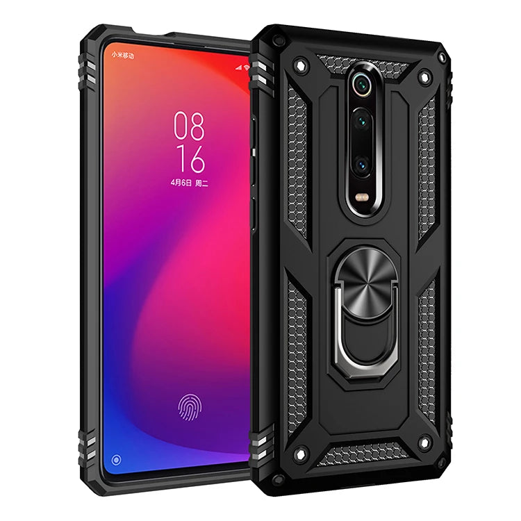 Robuste Hülle mit Ring für Xiaomi Mi 9T Pro