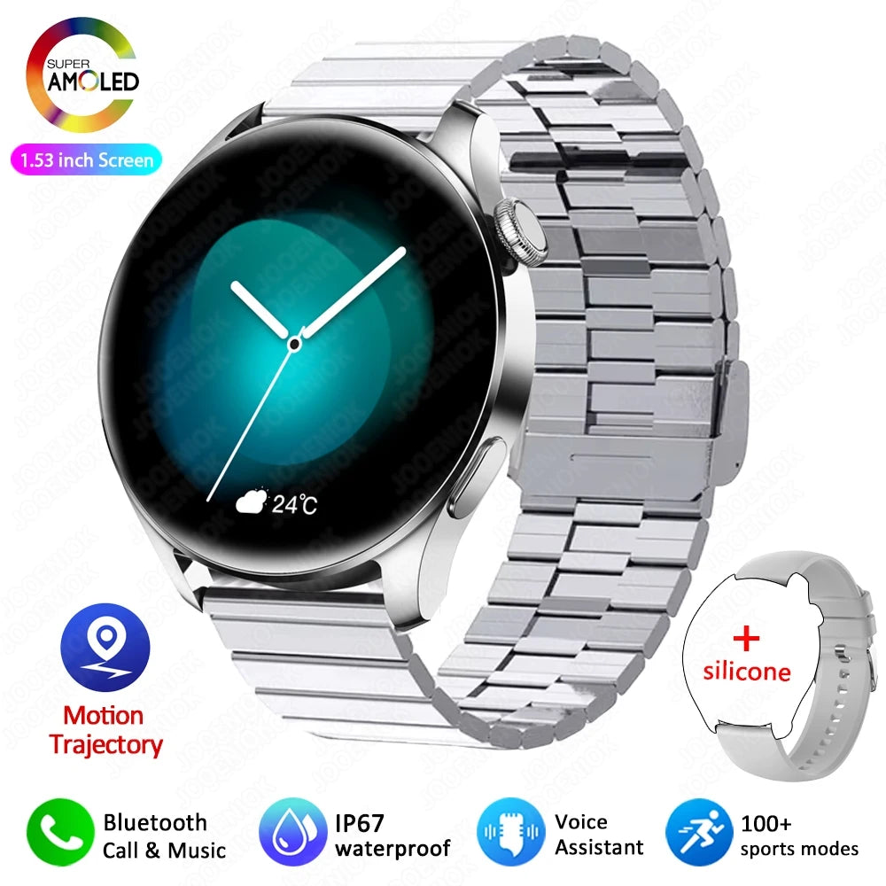 GT 2025 Smartwatch Herren GPS AMOLED IP68