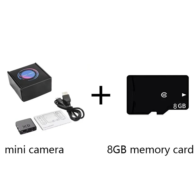 Mini WLAN Kamera 4K HD mit Nachtsicht und App-Steuerung