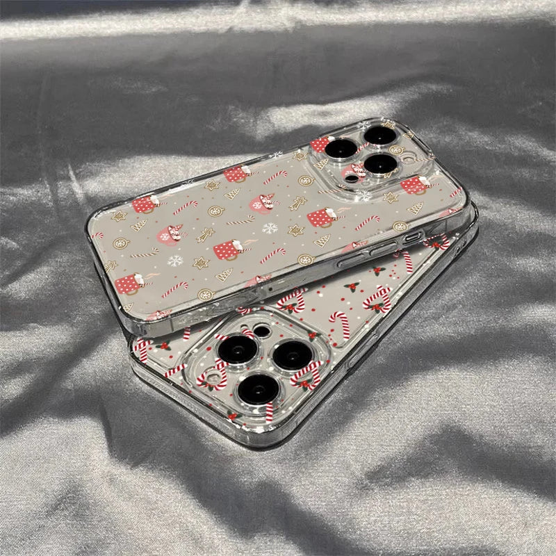 Weihnachts Winter Handyhülle Clear für Samsung S25
