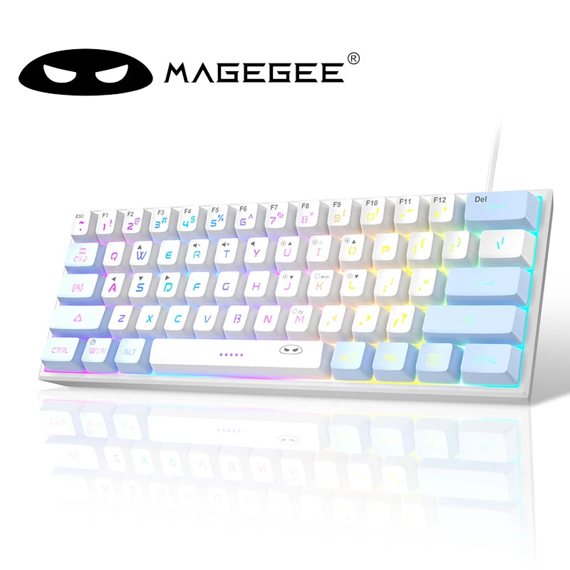 MageGee TS91 60 % Mini RGB Gaming-Tastatur
