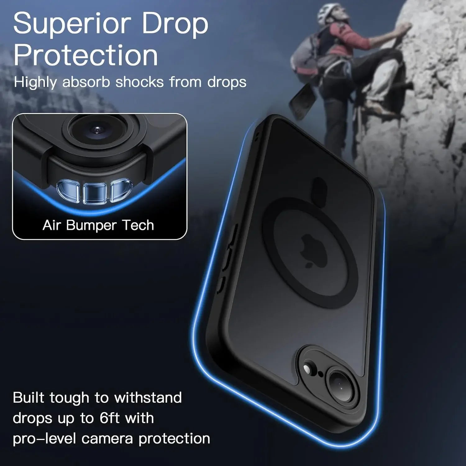 Magnetische Magsafe iPhone 16E Hülle