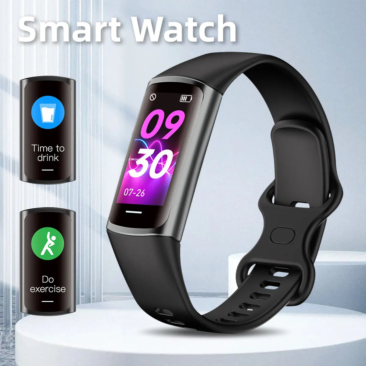 Sport Smartwatch 2025 Bluetooth Anruf Musik Fitness Uhr