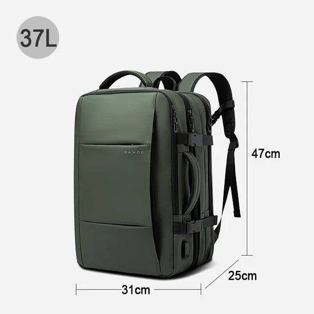 BANGE Herren Rucksack 17,3 Zoll Wasserdicht