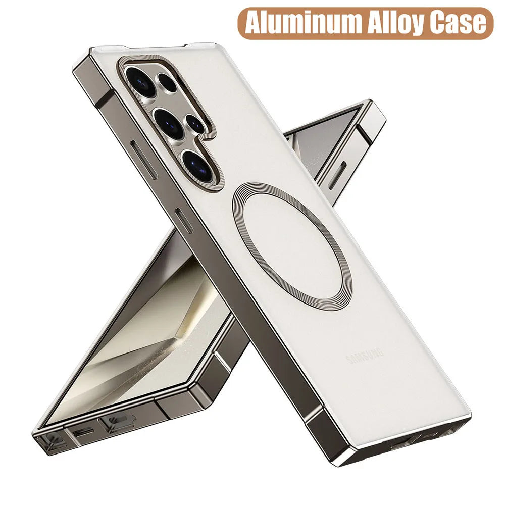 Magnetische Aluminium Hülle für Samsung S25 Ultra