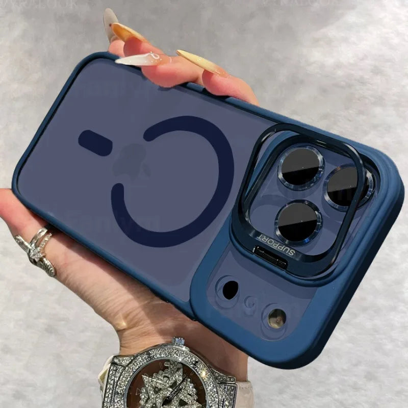 Magnetische Hülle für iPhone 17 mit Linsenschutz