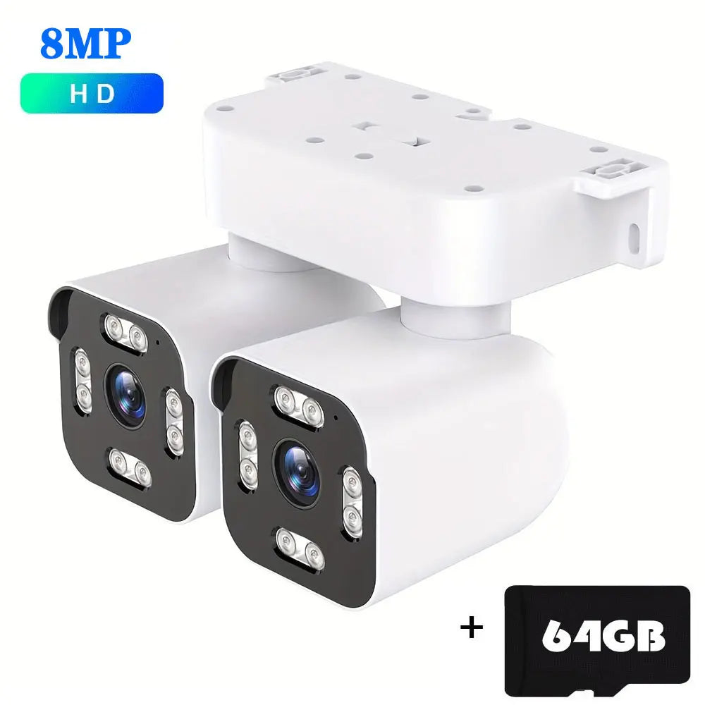 4K 8MP Dual Lens WiFi PTZ Camera Outdoor