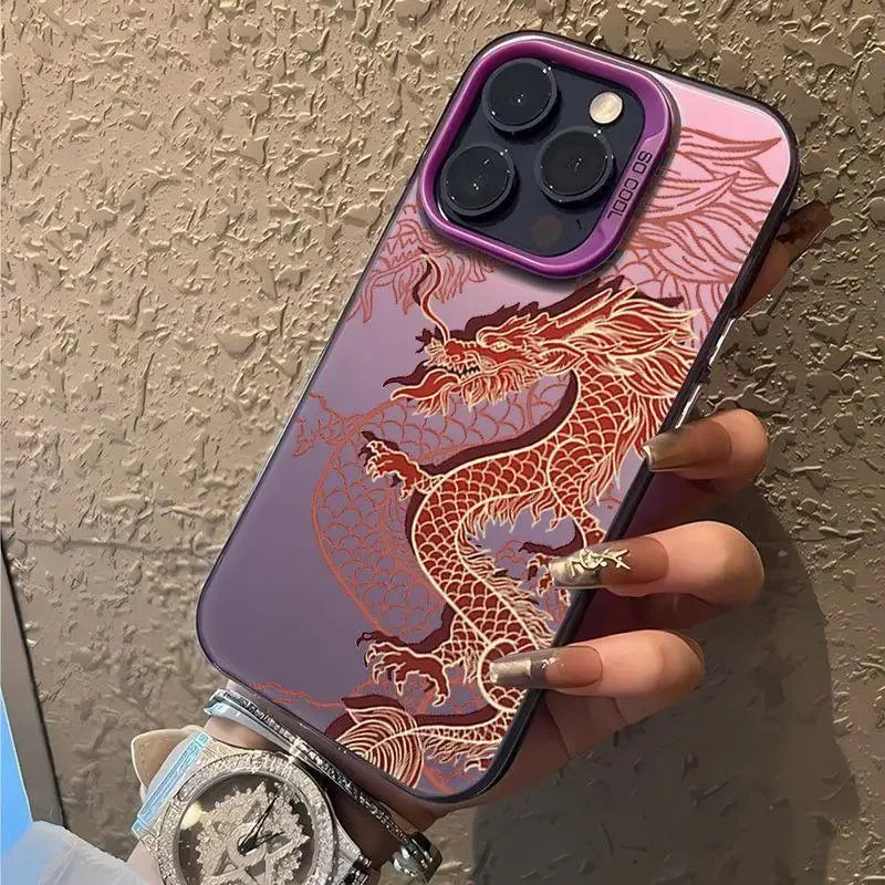 Chinesische Drachen Handyhülle für Samsung S25