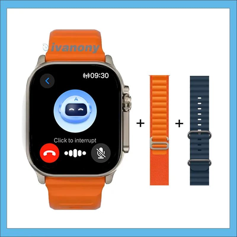 Smartwatch HK11 Ultra3 mit Sprachassistent & TWS