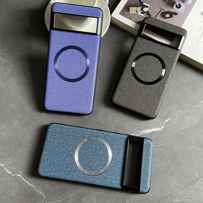 Luxus Magnet-Lederhülle für Pixel