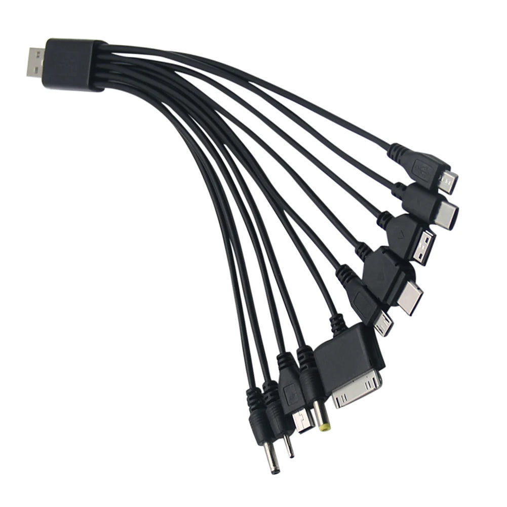 10-in-1 Multi-USB-Ladekabel für Handy & Tablet