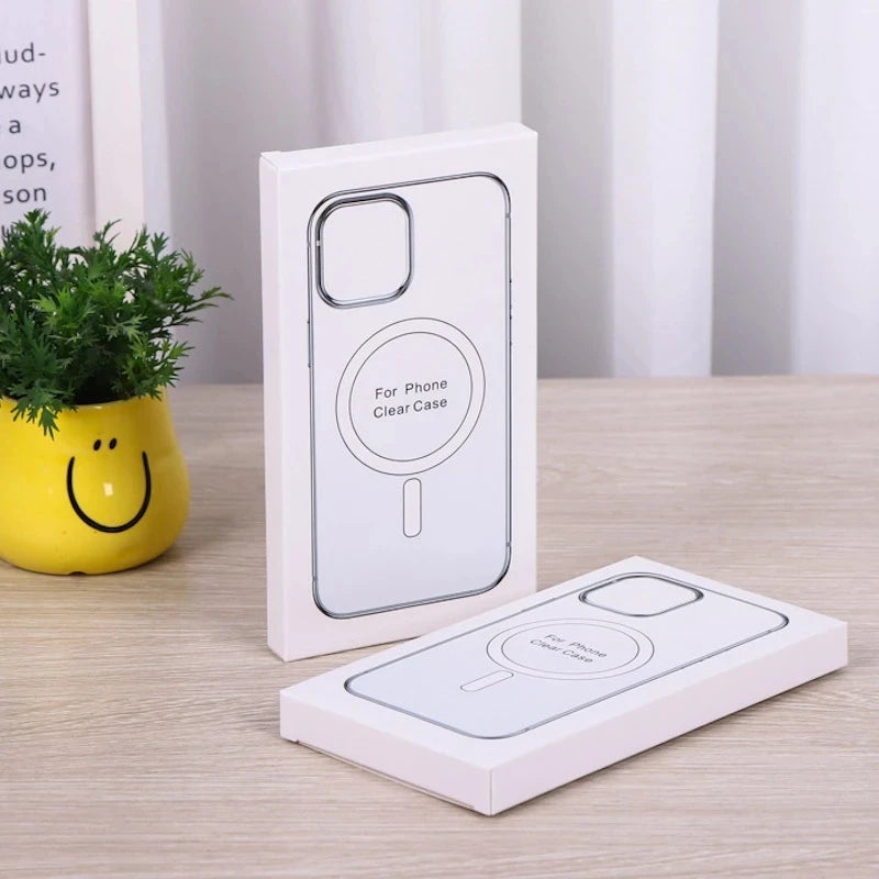 Hart Kristall Magnethülle für iPhone 13–16 Pro Max