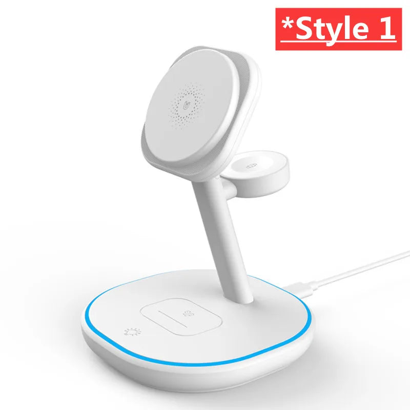 3-in-1 Magnetic Wireless Charging Station for Apple