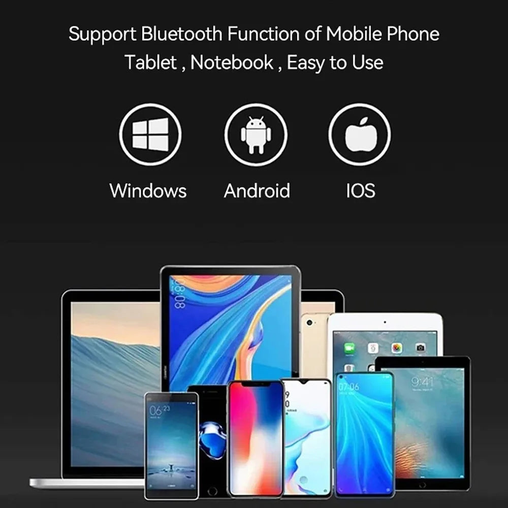 Faltbare Bluetooth Mini-Tastatur mit Touchpad