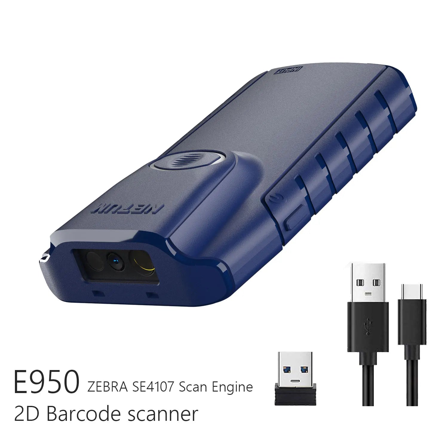 Kabelloser CCD & 2D QR Barcode-Scanner für Kasse