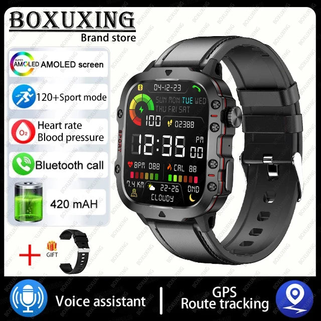 Outdoor Smartwatch 2024 mit GPS und AMOLED Display