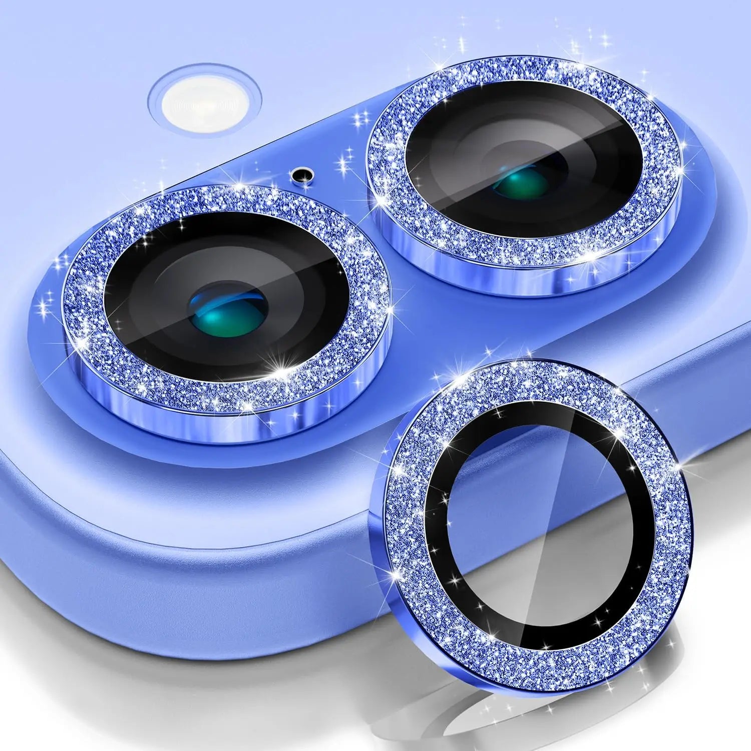 Bling Glitter Kamera Schutzglas für iPhone 17