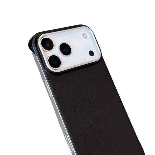 Rahmenlose PU-Leder Hülle für iPhone 17 Serie