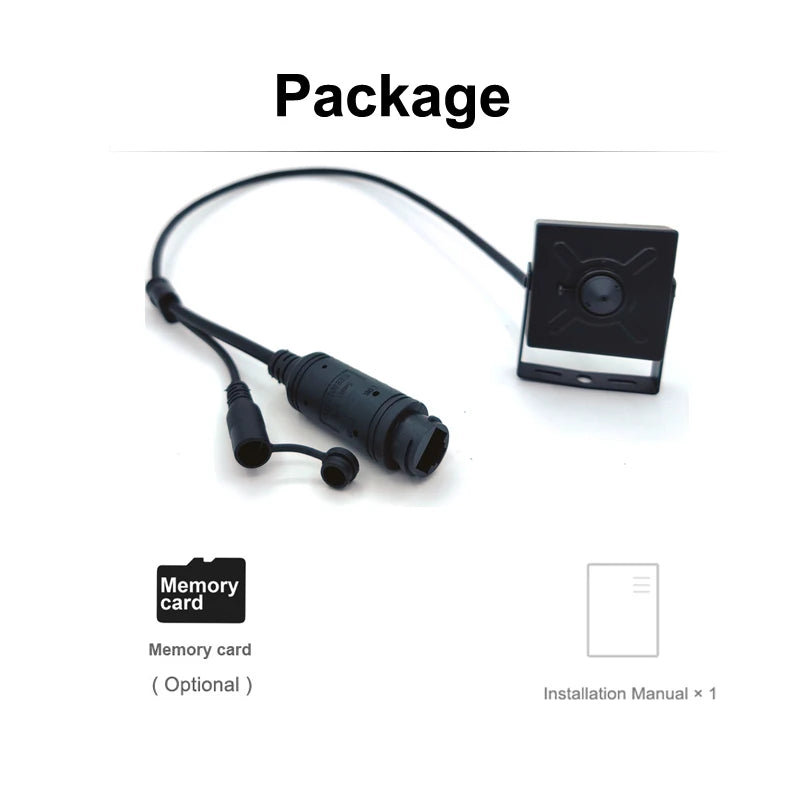 5MP 1080P POE Mini IP Camera HD with Micro SD