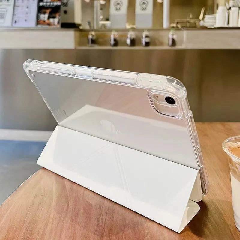 Smart case with pen holder for iPad models