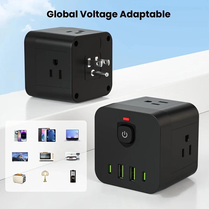 8-in-1 Steckdosenleiste mit USB & PD