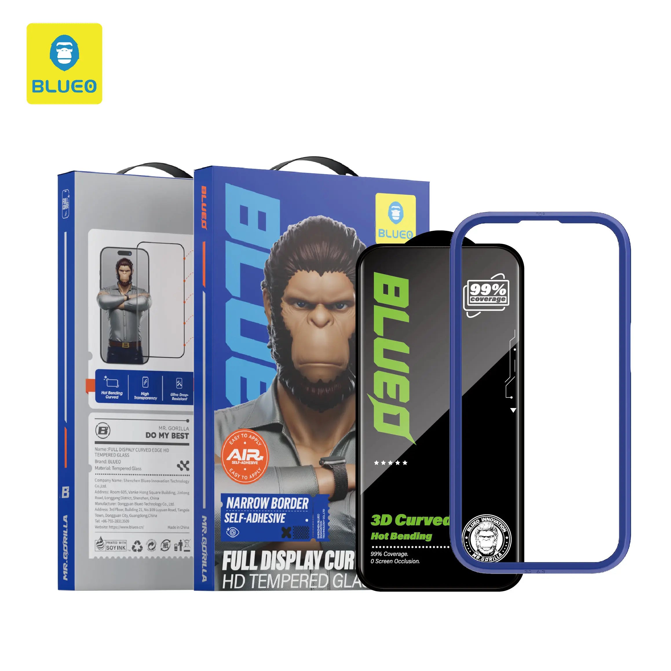 3D HD Panzerglas Displayschutz für iPhone 17 Pro Max