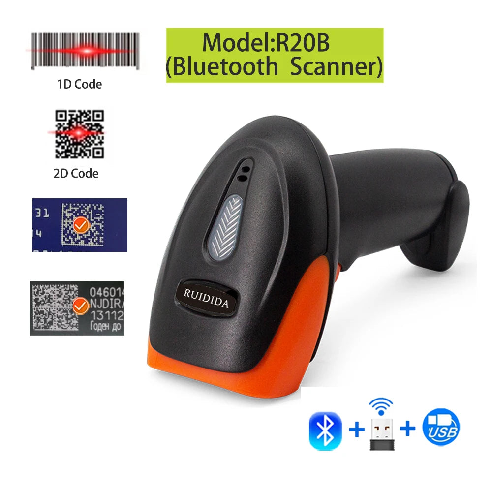 Kabelgebundener 1D/2D Barcode Scanner USB