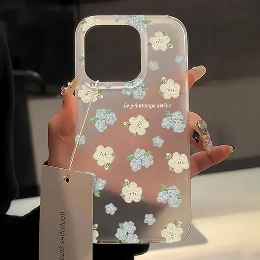 Blumen Handyhülle für iPhone 17 Pro Slim Case