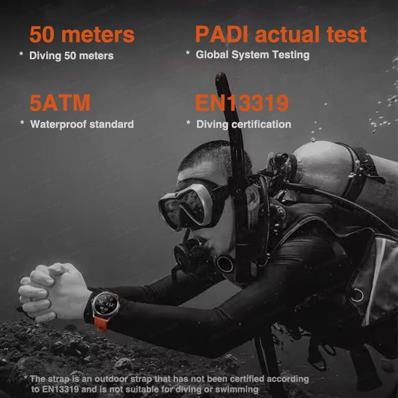 S4 Ultra Smartwatch mit GPS & AMOLED Display
